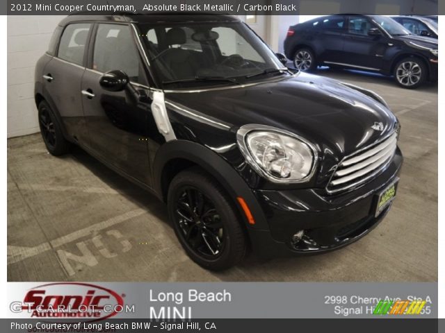 2012 Mini Cooper Countryman in Absolute Black Metallic