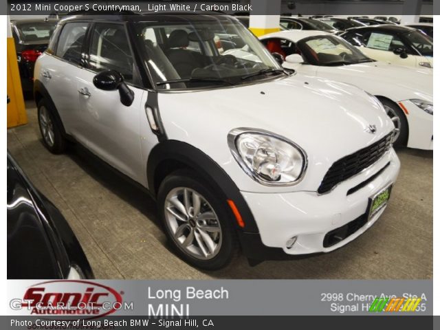 2012 Mini Cooper S Countryman in Light White
