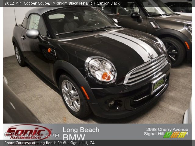 2012 Mini Cooper Coupe in Midnight Black Metallic