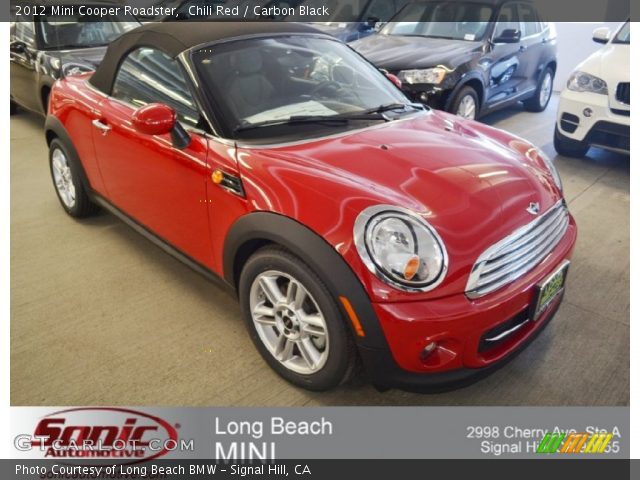 2012 Mini Cooper Roadster in Chili Red