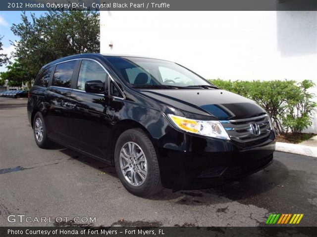 2012 Honda Odyssey EX-L in Crystal Black Pearl