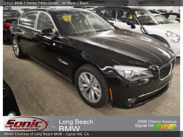 2012 BMW 7 Series 740Li Sedan in Jet Black