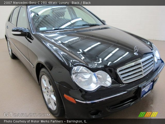 2007 Mercedes-Benz C 280 4Matic Luxury in Black