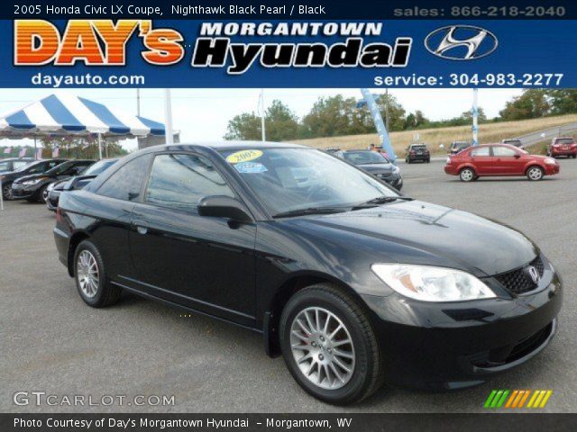 2005 Honda civic lx black #4