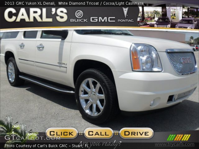 2013 GMC Yukon XL Denali in White Diamond Tricoat
