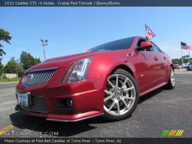 2012 Cadillac CTS -V Sedan in Crystal Red Tintcoat