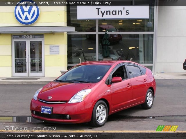 2007 Toyota Prius Hybrid in Barcelona Red Metallic