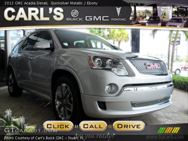 2012 GMC Acadia Denali in Quicksilver Metallic