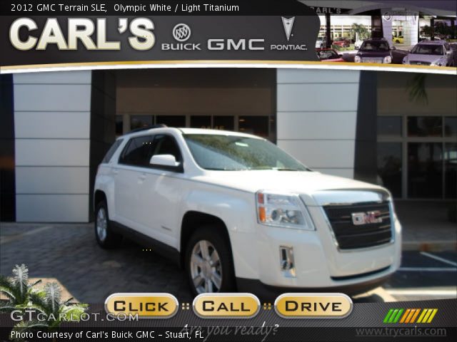 2012 GMC Terrain SLE in Olympic White