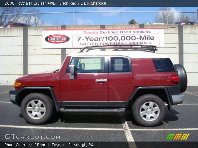 2008 Toyota FJ Cruiser 4WD in Brick Red