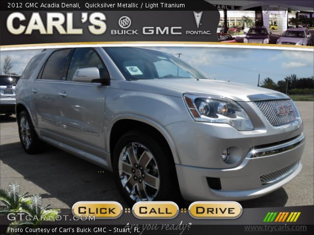 2012 GMC Acadia Denali in Quicksilver Metallic