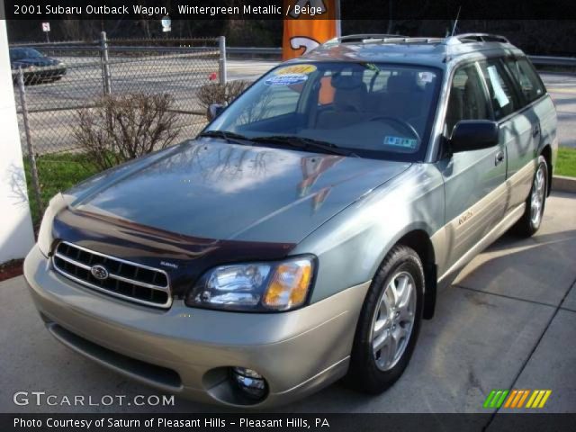 2001 Subaru Outback Wagon in Wintergreen Metallic