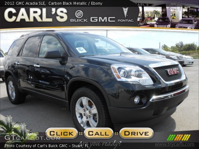2012 GMC Acadia SLE in Carbon Black Metallic
