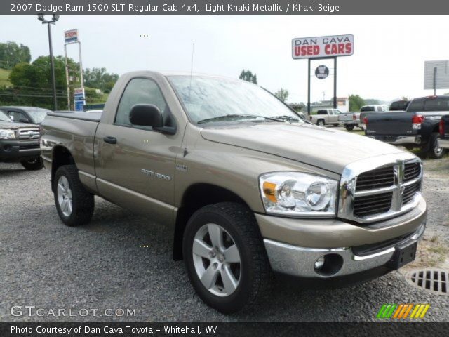 2007 Dodge Ram 1500 SLT Regular Cab 4x4 in Light Khaki Metallic