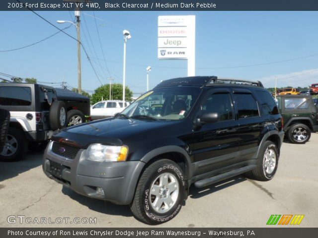 2003 Ford Escape XLT V6 4WD in Black Clearcoat