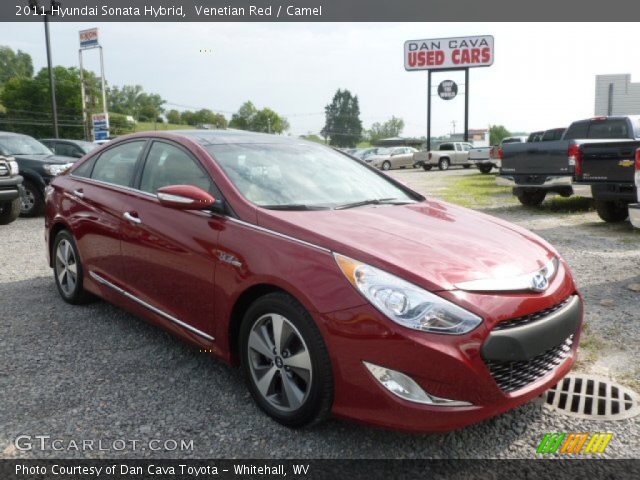 2011 Hyundai Sonata Hybrid in Venetian Red