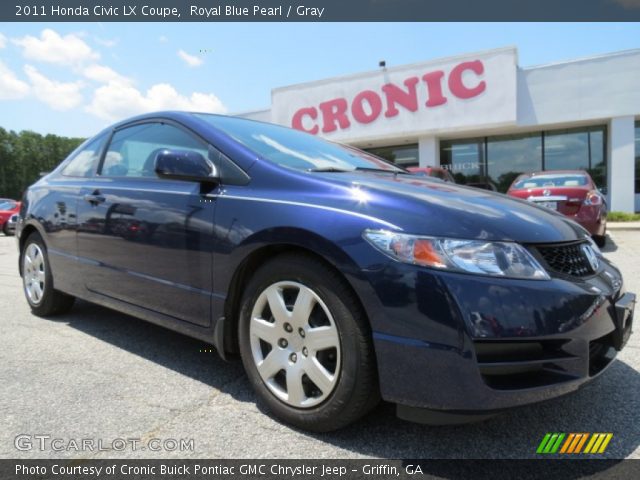 2011 Honda Civic LX Coupe in Royal Blue Pearl