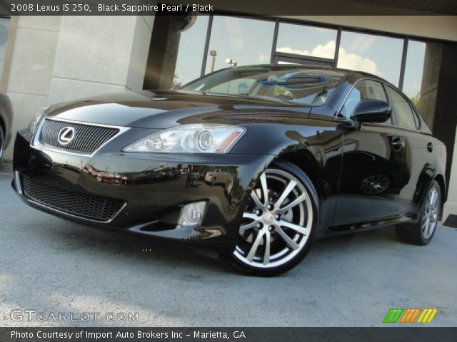 2008 Lexus IS 250 in Black Sapphire Pearl