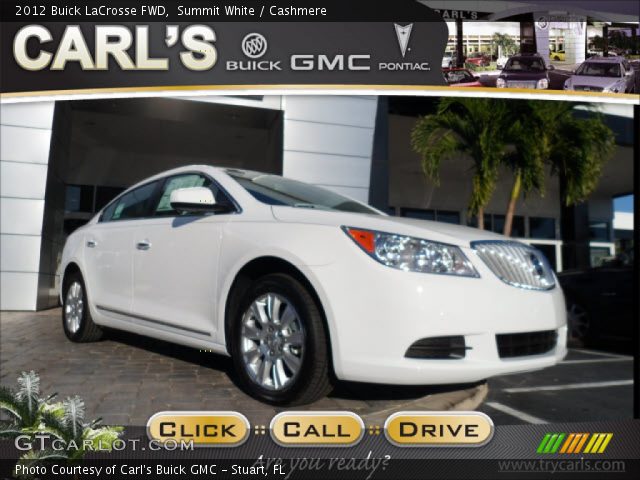 2012 Buick LaCrosse FWD in Summit White