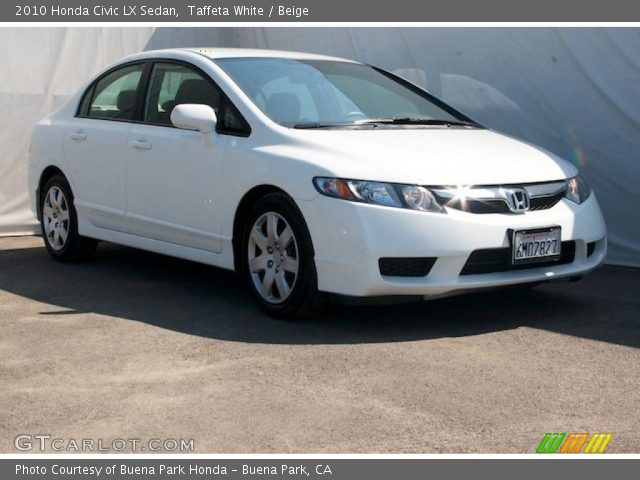 2010 Honda Civic LX Sedan in Taffeta White