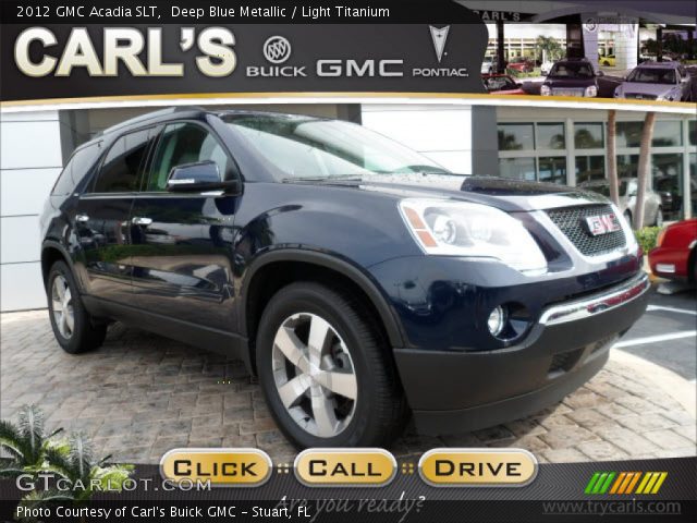 2012 GMC Acadia SLT in Deep Blue Metallic