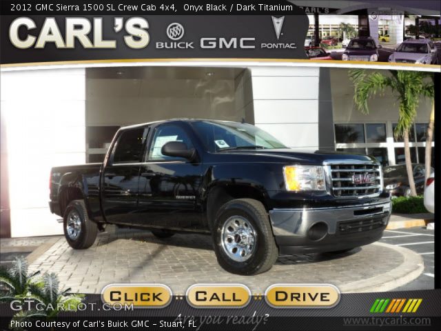 2012 GMC Sierra 1500 SL Crew Cab 4x4 in Onyx Black