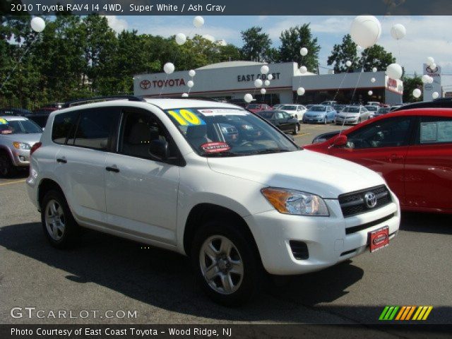2010 Toyota RAV4 I4 4WD in Super White