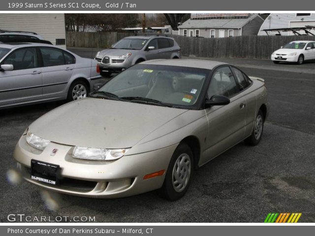 1999 Saturn S Series SC1 Coupe in Gold