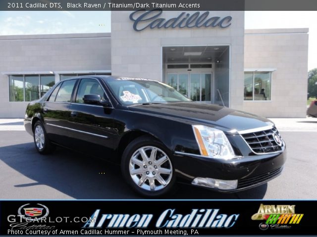 2011 Cadillac DTS  in Black Raven