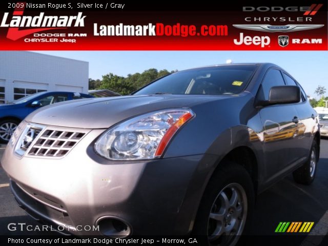 2009 Nissan Rogue S in Silver Ice