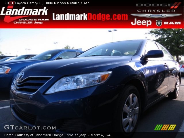 2011 Toyota Camry LE in Blue Ribbon Metallic