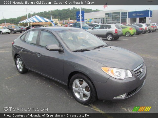 2008 Hyundai Elantra GLS Sedan in Carbon Gray Metallic