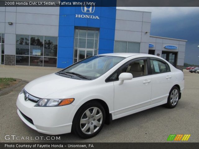 2008 Honda Civic LX Sedan in Taffeta White