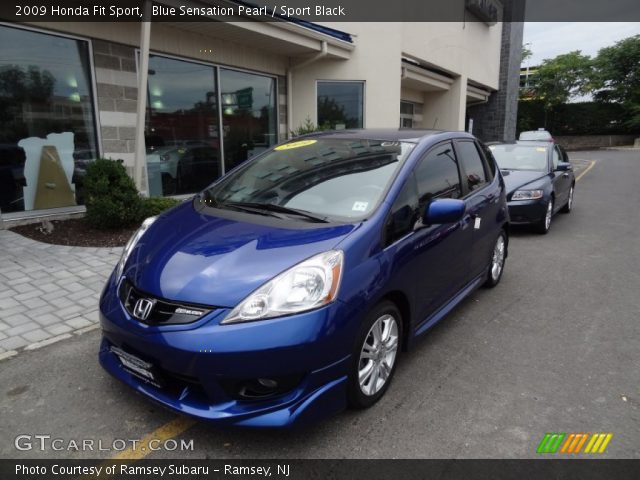 2009 Honda Fit Sport in Blue Sensation Pearl