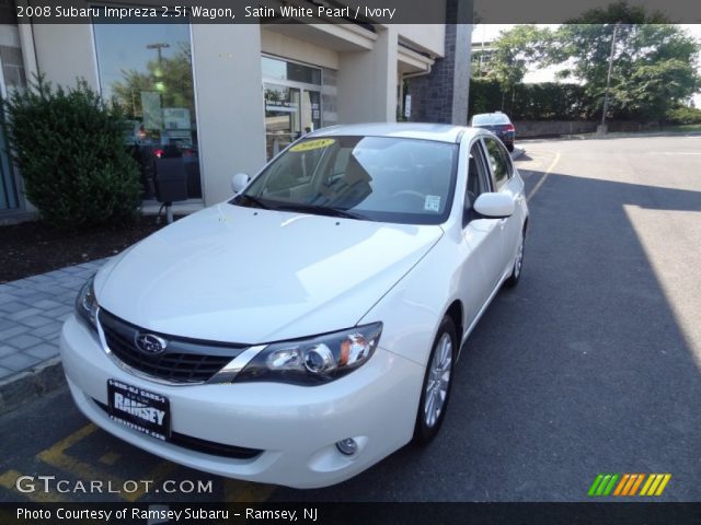 2008 Subaru Impreza 2.5i Wagon in Satin White Pearl