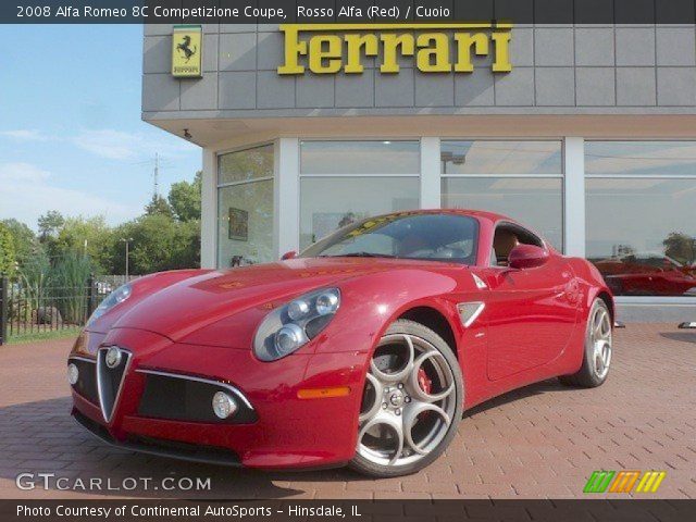 2008 Alfa Romeo 8C Competizione Coupe in Rosso Alfa (Red)