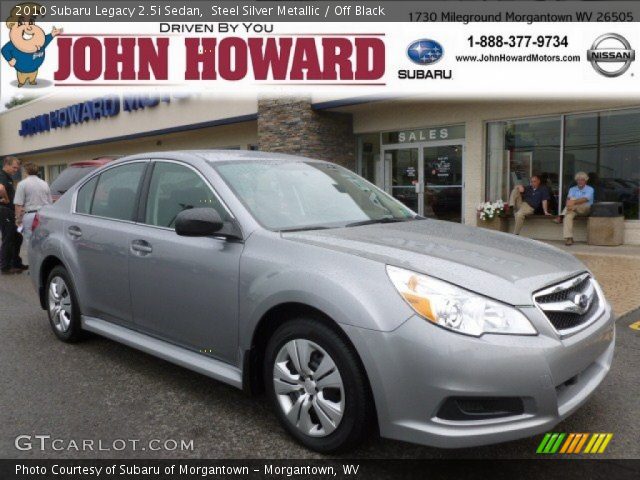 2010 Subaru Legacy 2.5i Sedan in Steel Silver Metallic