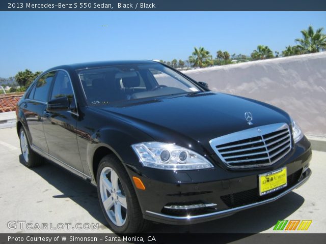 2013 Mercedes-Benz S 550 Sedan in Black