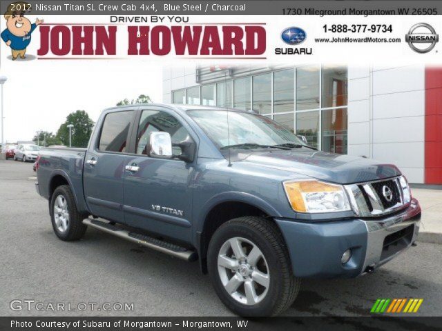 2012 Nissan Titan SL Crew Cab 4x4 in Blue Steel