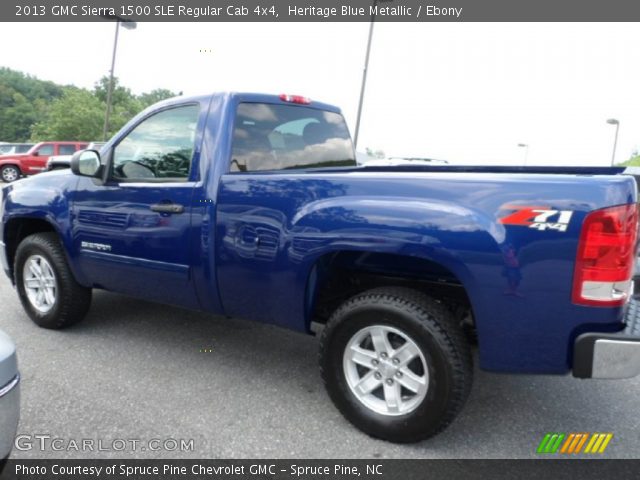 2013 GMC Sierra 1500 SLE Regular Cab 4x4 in Heritage Blue Metallic