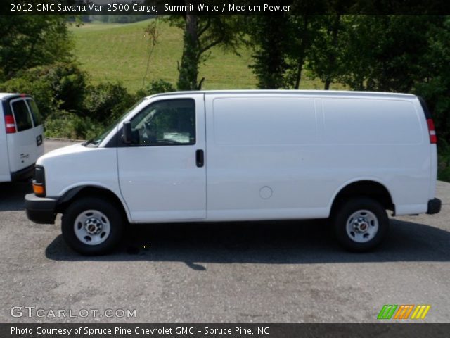 2012 GMC Savana Van 2500 Cargo in Summit White