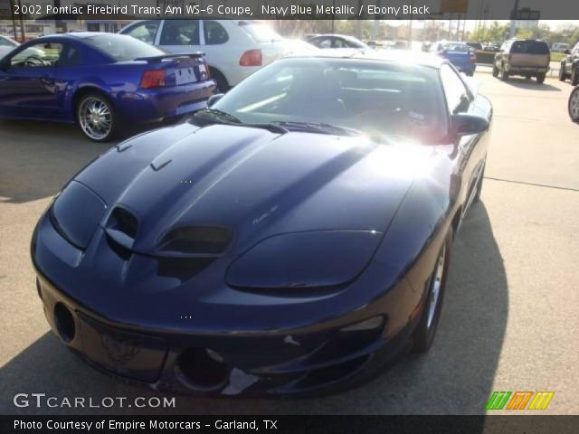 2002 Pontiac Firebird Trans Am WS-6 Coupe in Navy Blue Metallic