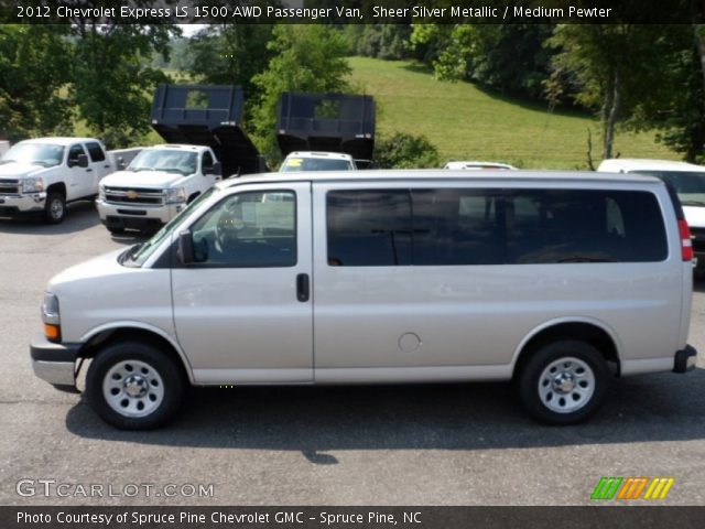 2012 Chevrolet Express LS 1500 AWD Passenger Van in Sheer Silver Metallic