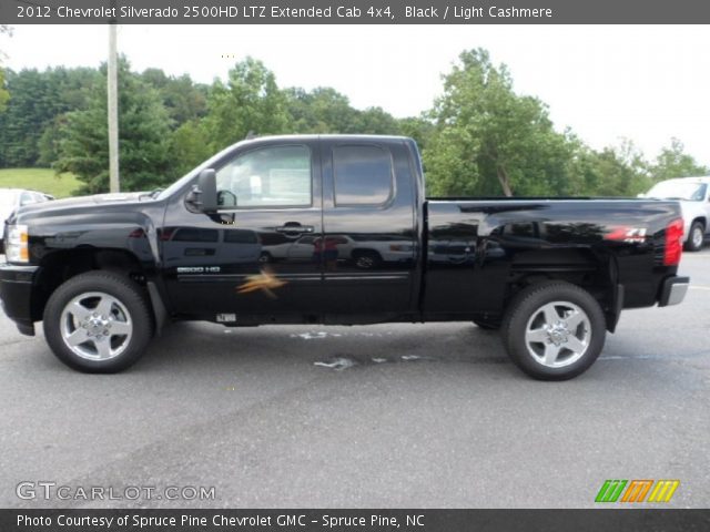 2012 Chevrolet Silverado 2500HD LTZ Extended Cab 4x4 in Black