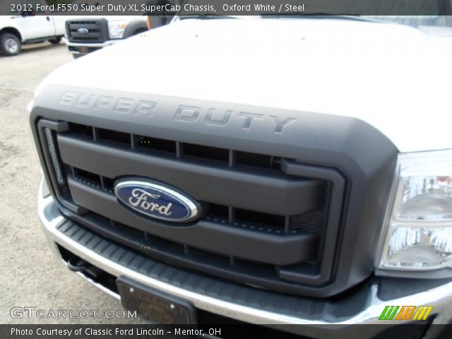 2012 Ford F550 Super Duty XL SuperCab Chassis in Oxford White