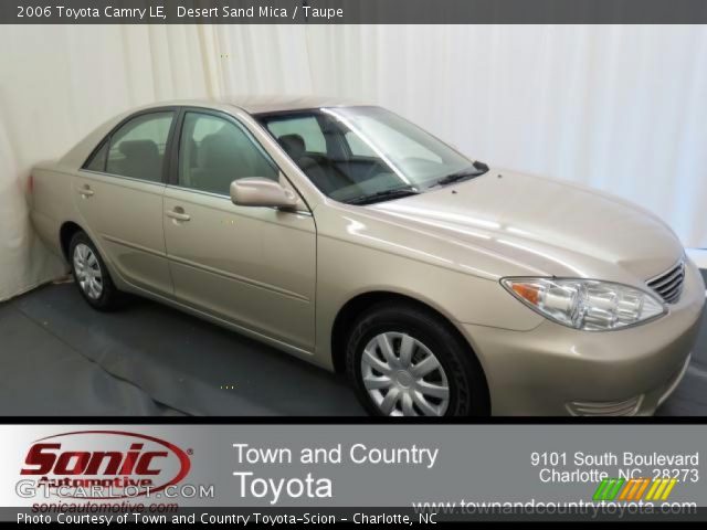 2006 Toyota Camry LE in Desert Sand Mica
