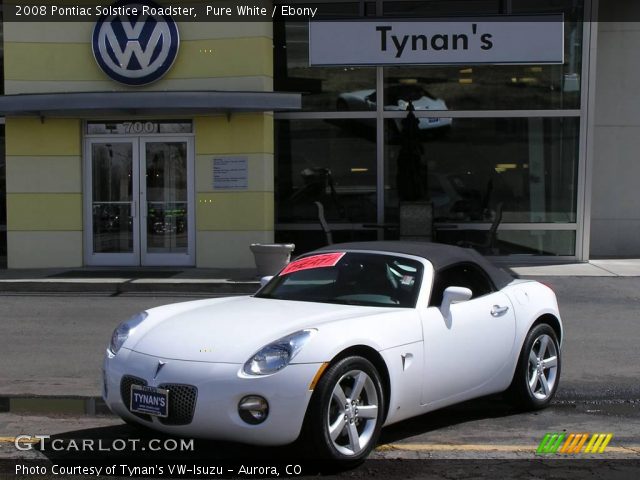 2008 Pontiac Solstice Roadster in Pure White