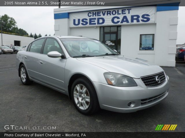 2005 Nissan altima s silver