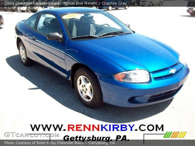 2003 Chevrolet Cavalier Coupe in Arrival Blue Metallic