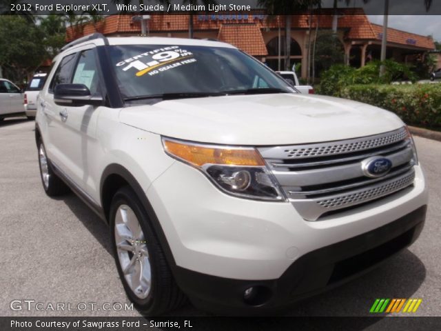 2012 Ford Explorer XLT in White Suede